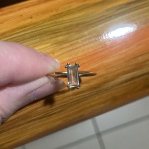 TOUS Camee ring in vermeil silver with praseolite